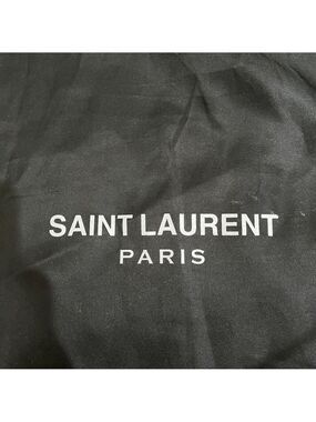 SAINT LAURENT BLACK DUST BAG